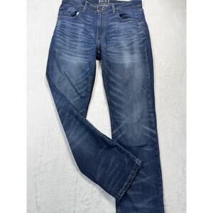 Red Ale By Alesbury Octavia Jeans Mid Indigo Slim Straight Stretch Denim 32x30